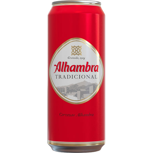 ALHAMBRA CERVEZA LATA 50 CL.