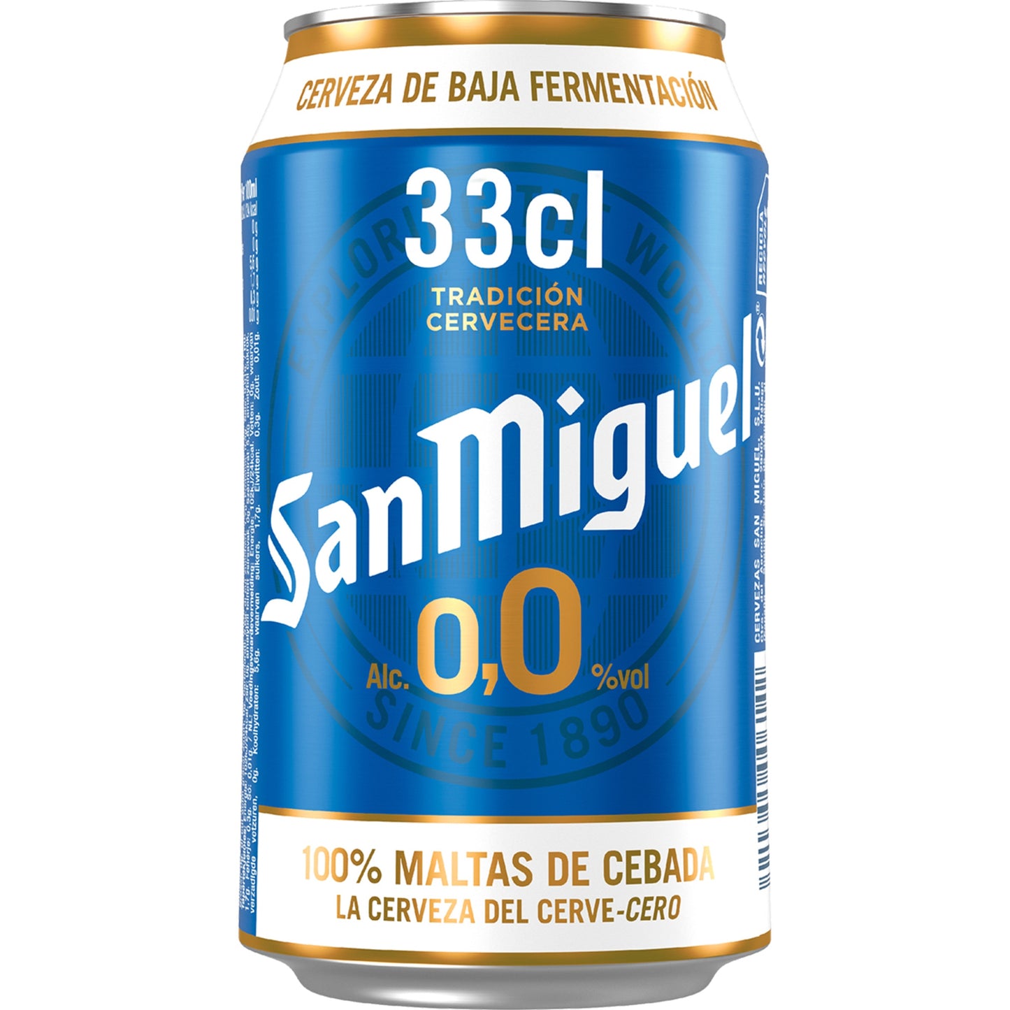 SAN MIGUEL SIN ALC. 0,0% LATA 33 CL.