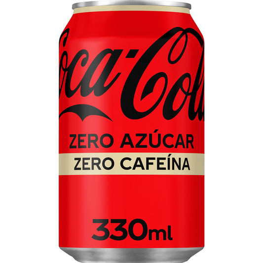 COCA-COLA ZERO SIN CAFEÍNA LATA 33 CL.
