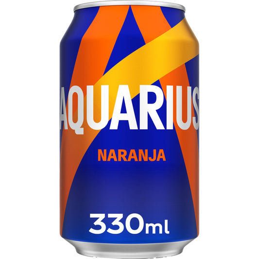 AQUARIUS NARANJA LATA 33 CL.