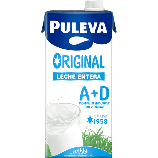 PULEVA LECHE ENTERA BRIK 1 LTR.