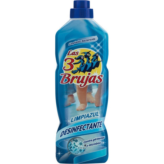 LAS 3 BRUJAS LIMPIAZUL DESINFECTANTE 1 LTR.