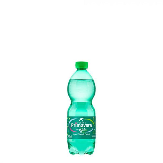 FUENTE PRIMAVERA AGUA C/GAS PL. 24x50 CL.