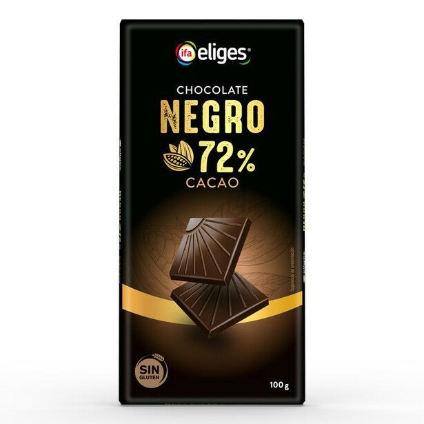 IFA-ELIGES CHOCOLATE NEGRO 72% CACAO 100 GR.
