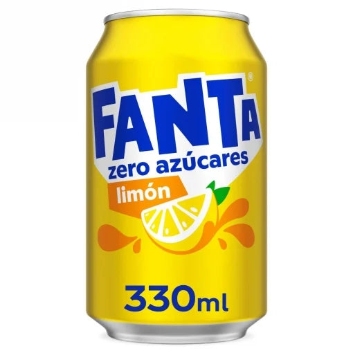 FANTA LIMÓN ZERO LATA 33 CL.