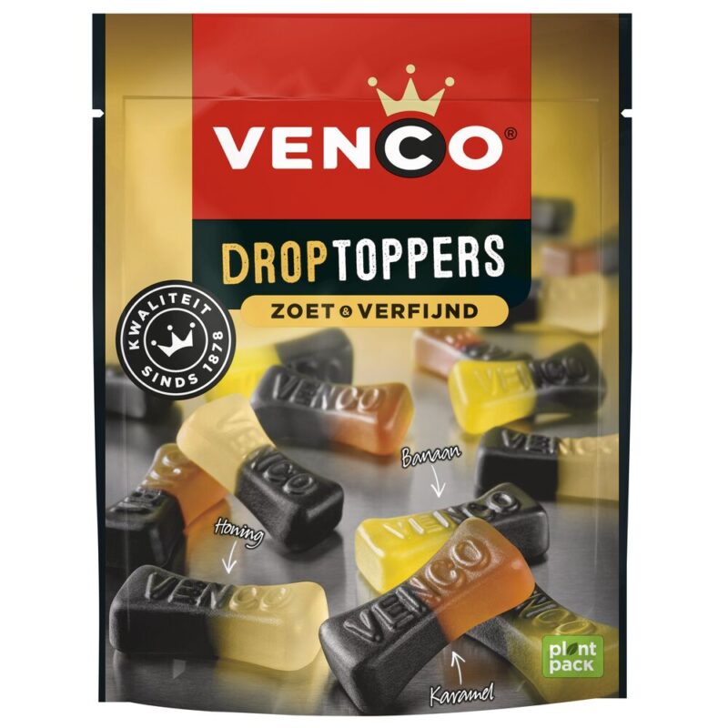 VENCO DROPTOPPERS ZOET EN VERFIJND 205 GR.