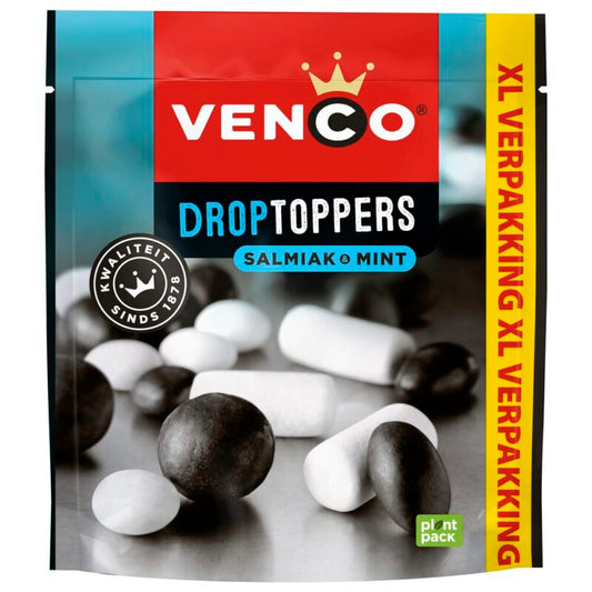 VENCO DROPTOPPERS SALMIAK MINT XXL 340 GR.