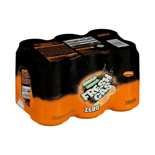 HD FRESH GAS NARANJA ZERO LATA 6x33 CL.