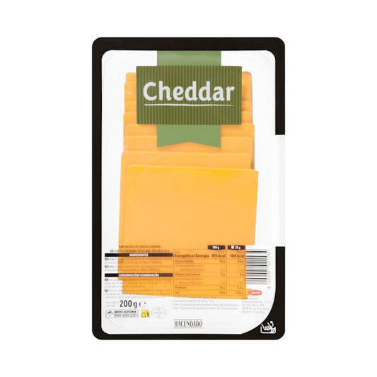 HD QUESO CHEDDAR LONCHAS 200 GR.