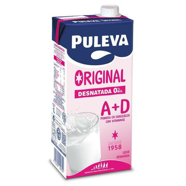 PULEVA LECHE DESNATADA BRIK 1 LTR.