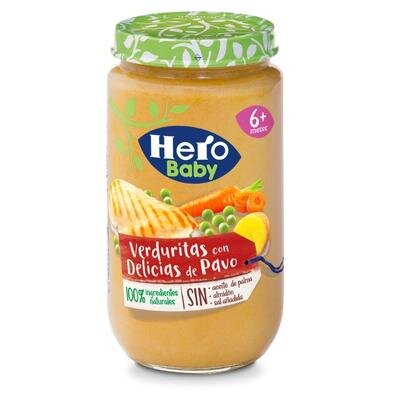 HERO BABY VERDURAS PAVO 6 M. 235 GR.