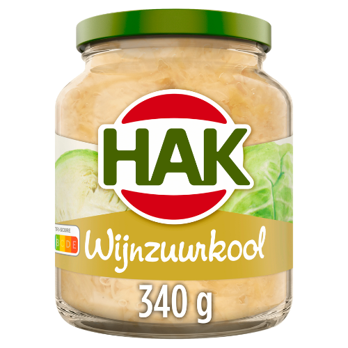 Hak wijnzuurkool 340 gr.