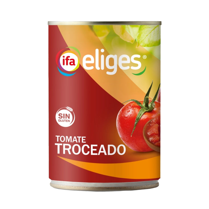 IFA-ELIGES TOMATE TROCEADO LATA 390 GR.