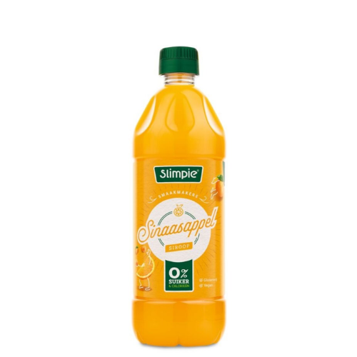 Slimpie siroop light sinaasappel 650 ml.