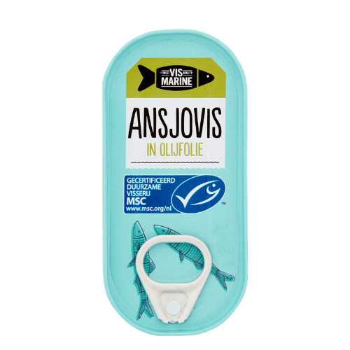 Vismarine ansjovie olijfolie msc 46 gr.
