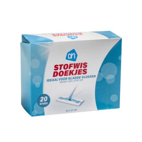 Ah stofwisdoekjes droog 20 st.