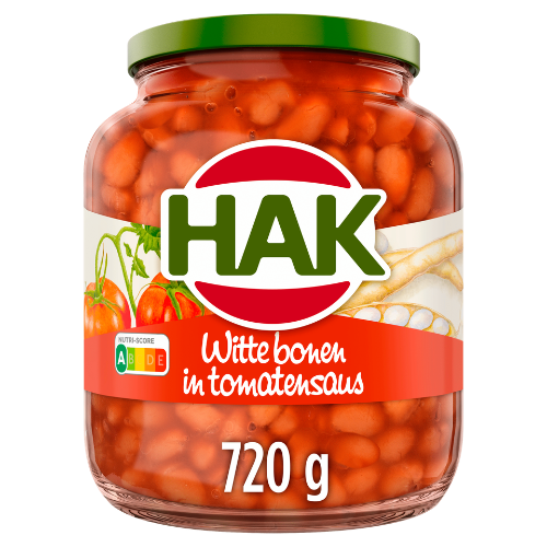 Hak witte bonen in tomatensaus 720 gr.