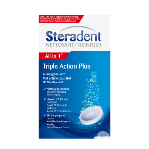 Steradent triple action plus all in 1