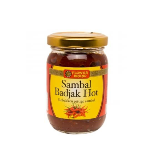 Flower brand sambal badjak hot 200 gr
