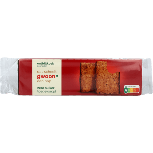 G'woon ontbijtkoek gesneden 485 gr.