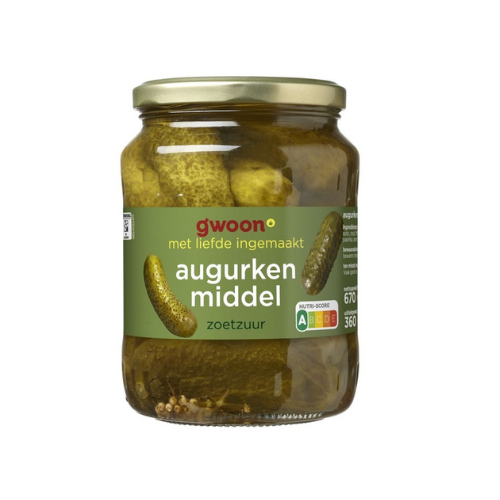 Gwoon augurk zoetzuur 330 gr
