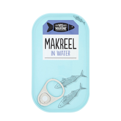 Vismarine makreel water msc 125 gr.