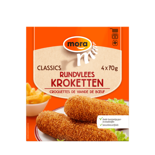 Mora vleeskroket rund 4 st. 320 gr.