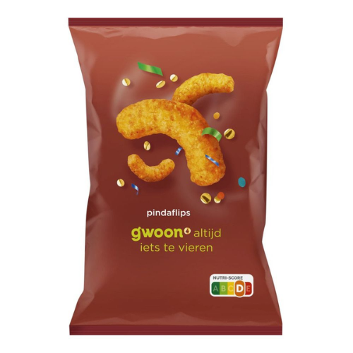 G'woon pindaflips 200 gr.