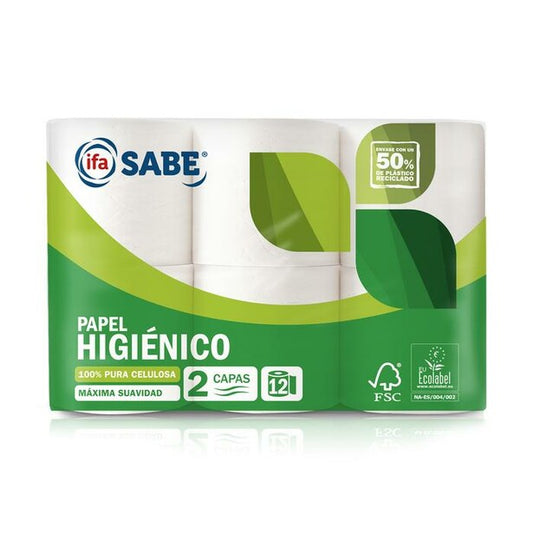 IFA-SABE PAPEL HIGIÉNICO 2C 12 ROLLOS