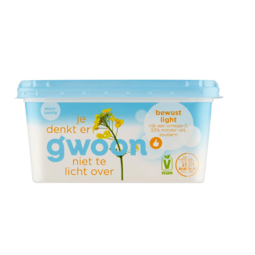 G'woon boter zoutarm bewust 500 gr