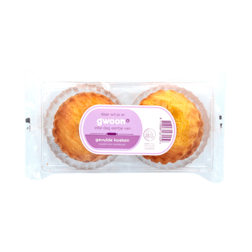 G'woon roomboter gevulde koek 400 gr.