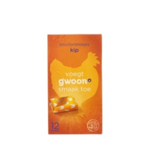 G'woon bouillonblokjes kip 120 gr.