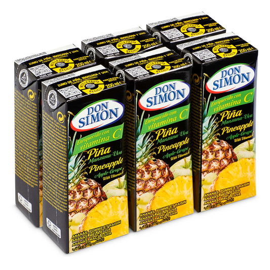 DON SIMON ZUMO PIÑA UVA BRIK 5x6x200 ML.