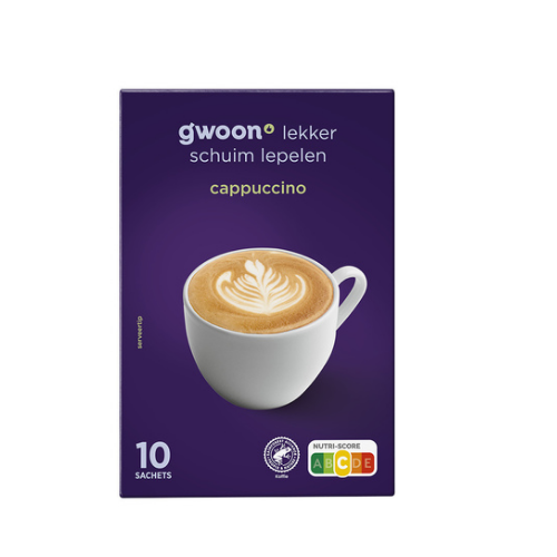 G'woon cappuccino 125 gr.