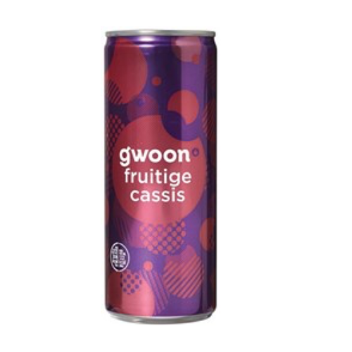 G'woon cassis lata 25 cl.