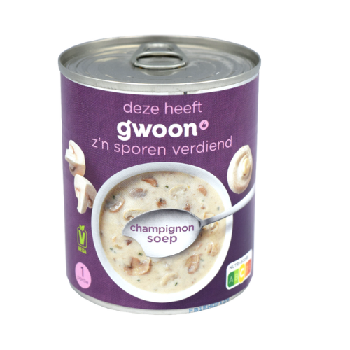 G'woon champignonsoep 300 ml.