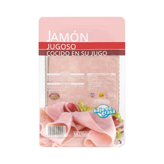 HD JAMÓN COCIDO JUGOSO 225 GR.