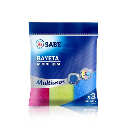 IFA-SABE BAYETA MICROFIBRA PACK 3 UND.