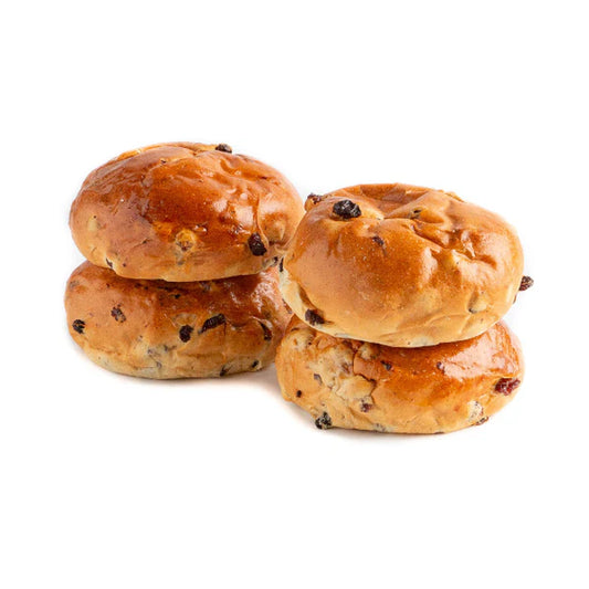 BAKKER KRENTENBOLLEN ZAK 4 STUKS