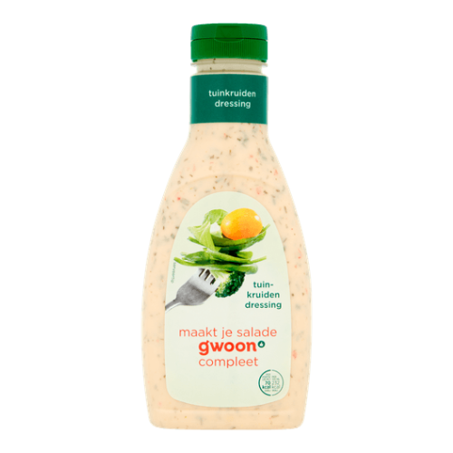G'woon sladressing tuinkruiden 450 ml