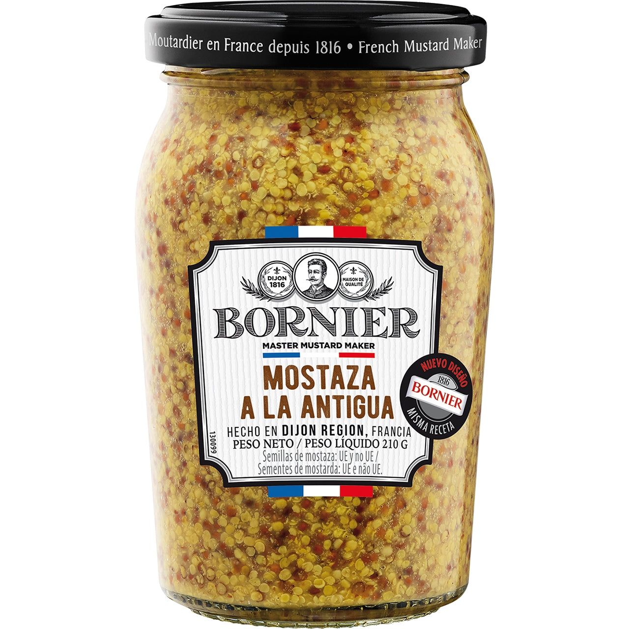 BORNIER MOSTAZA ANTIGUA GRANO 210 GR.