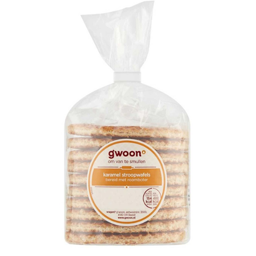 G'woon stroopwafels karamel 290 gr