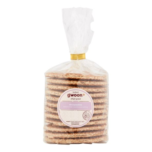 G'woon stroopwafels roombotervulling 468 gr