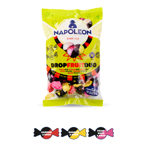 Napoleon duo drop/fruit zoet 175 gr.