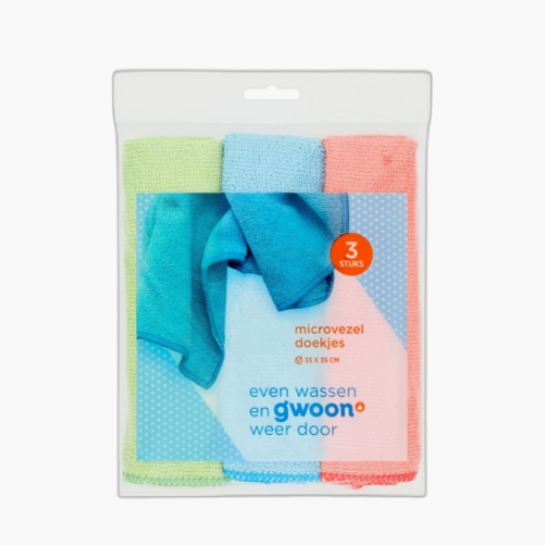 G'woon microvezeldoekjes 3 st.