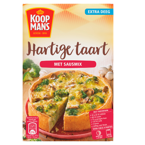Koopmans mix hartige taart 260 gr.