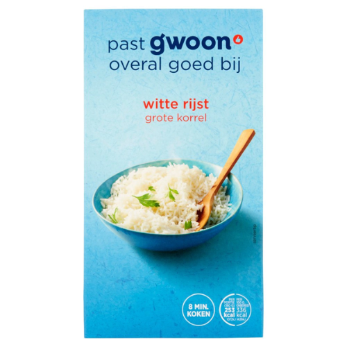G'woon witte rijst (arroz bl.) 400 gr.