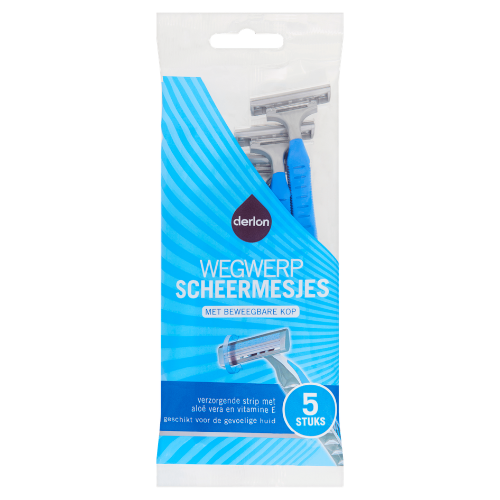 derlon-wegwerpscheermesjes-dame-5-st