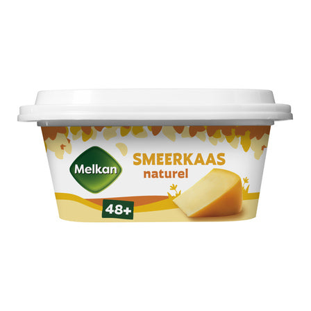 MELKAN SMEERKAAS NATUREL 48+ 200 GR.