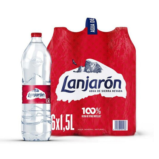 LANJARON AGUA PLASTICO 6x1,5 LTR.